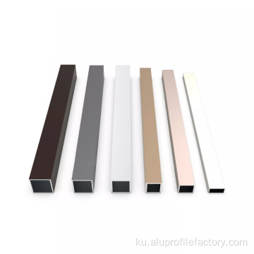 Profîlên Tubên Aluminium Standard Extruded